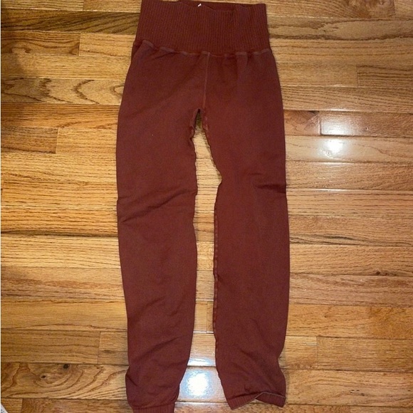 FP Movement by Free People Pants - (NWOT) Free People Good Karma Tights | Brown | M/L